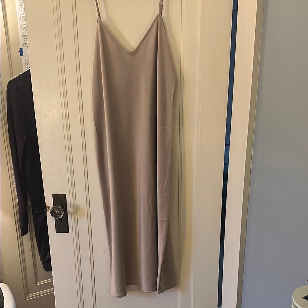Banana Republic Taupe Slip Dress